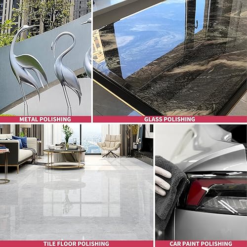 Miniatura 6 de Disco de rueda de pulido de fieltro de lana de 5 x 78 pulgadas para amoladora angular, rueda de pulido de lana muy fina tipo 27, disco de solapa,