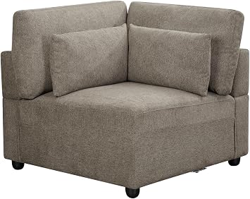 Acme Rylie Modular - Wedge with 3 Pillows in Gray