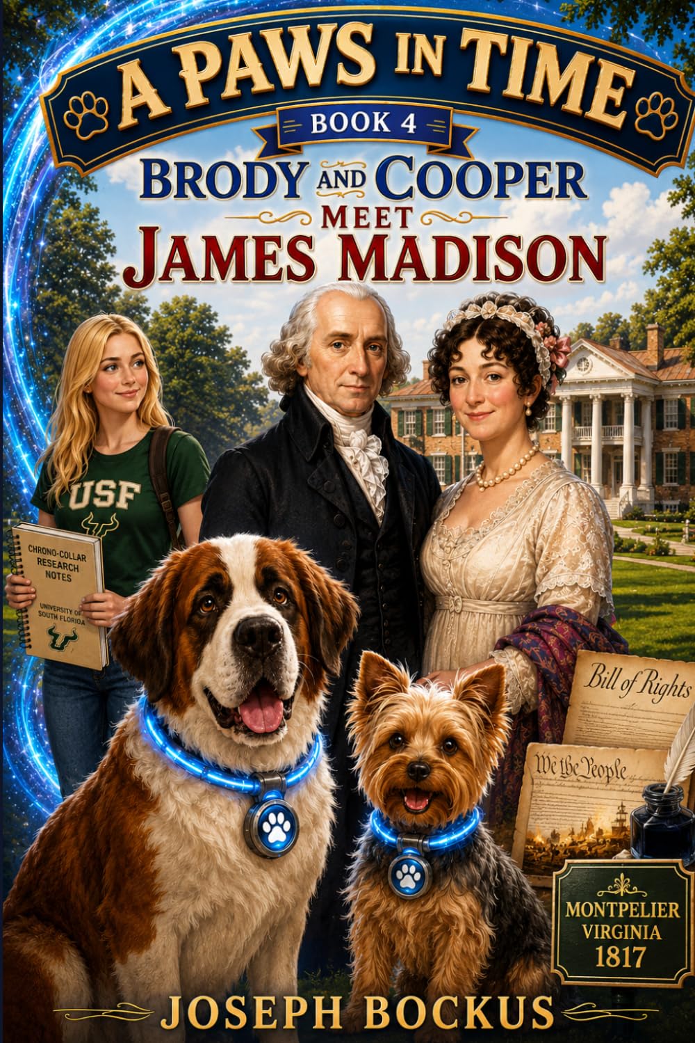 A Paws in Time: Brody and Cooper Meet James Madison: 4 (A Paws in Time: Brody and Cooper Meet The Presidents)