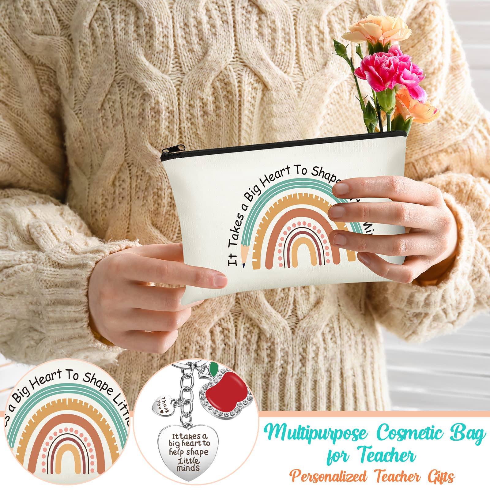 Crtiin Geschenkset Für Gurken-Fans – Mit Kaffeetasse, Kosmetiktasche & Schlüsselanhänger (3-teilig)