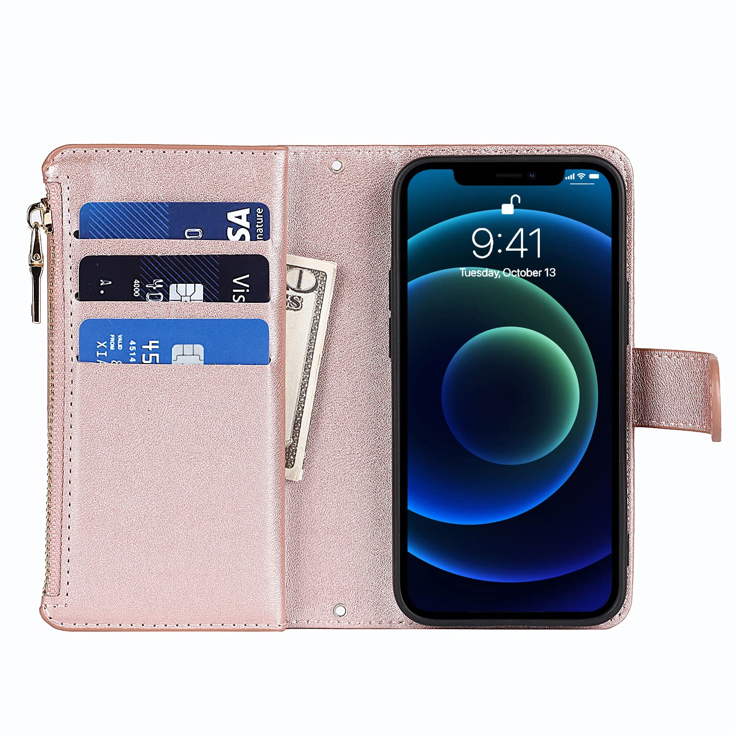Amazon.co.jp: iPhone12 mini ケース 手帳型 ショルダー クロスボディ 