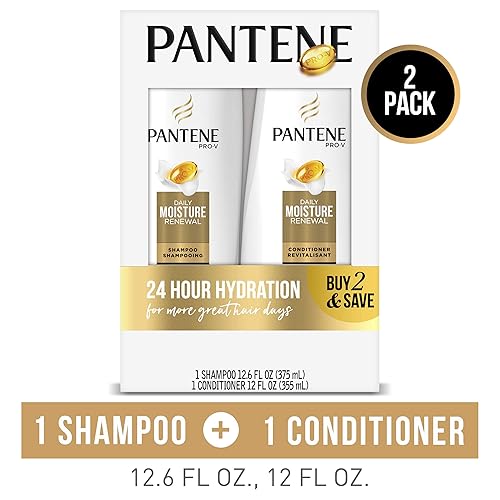 Miniatura 11 de Pantene Daily Moisture Renewal Duo set, champú de 12.6 onzas y acondicionador de 12 onzas