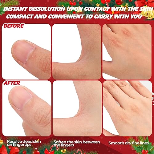 Miniatura 5 de Swiffen Set de regalo de 30 piezas de crema de manos de Navidad con fragancia de plantas naturales, loción de manos de tamaño de viaje, crema