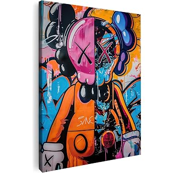 Artmazing Colourful Picture S-Art Pictures Pictures Modern Cool Wall Pictures Living Room Wall Decoration XXL Canvas XXL Pictures Wall