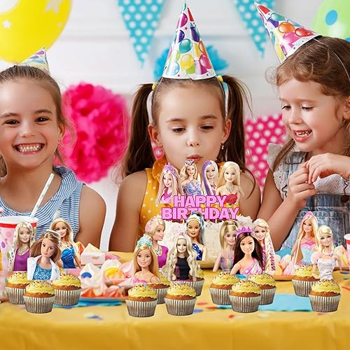 Miniatura 5 de 25 decoraciones de fiesta de cumpleaños para niñas, decoraciones de fiesta de niña, decoraciones de cumpleaños de niña, incluye decoración para