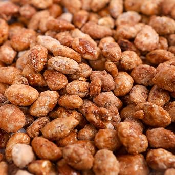 Smarty Stop Toffee Coated Almonds Sweet Crunchy Caramelized Nuts Snack 1 Pound Pack of 1