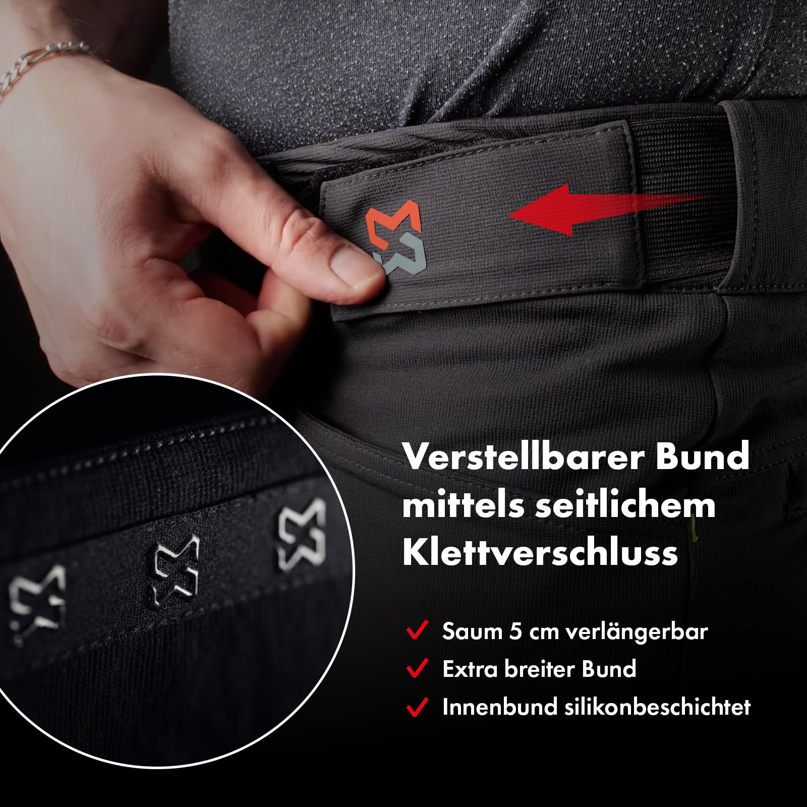 WÜRTH MODYF Bundhose Performance - professionelle Arbeitshose für Herren - Bundhose mit Reflektoren - in den Größen 44-64 in Anthrazit/gelb und weiteren Farben
