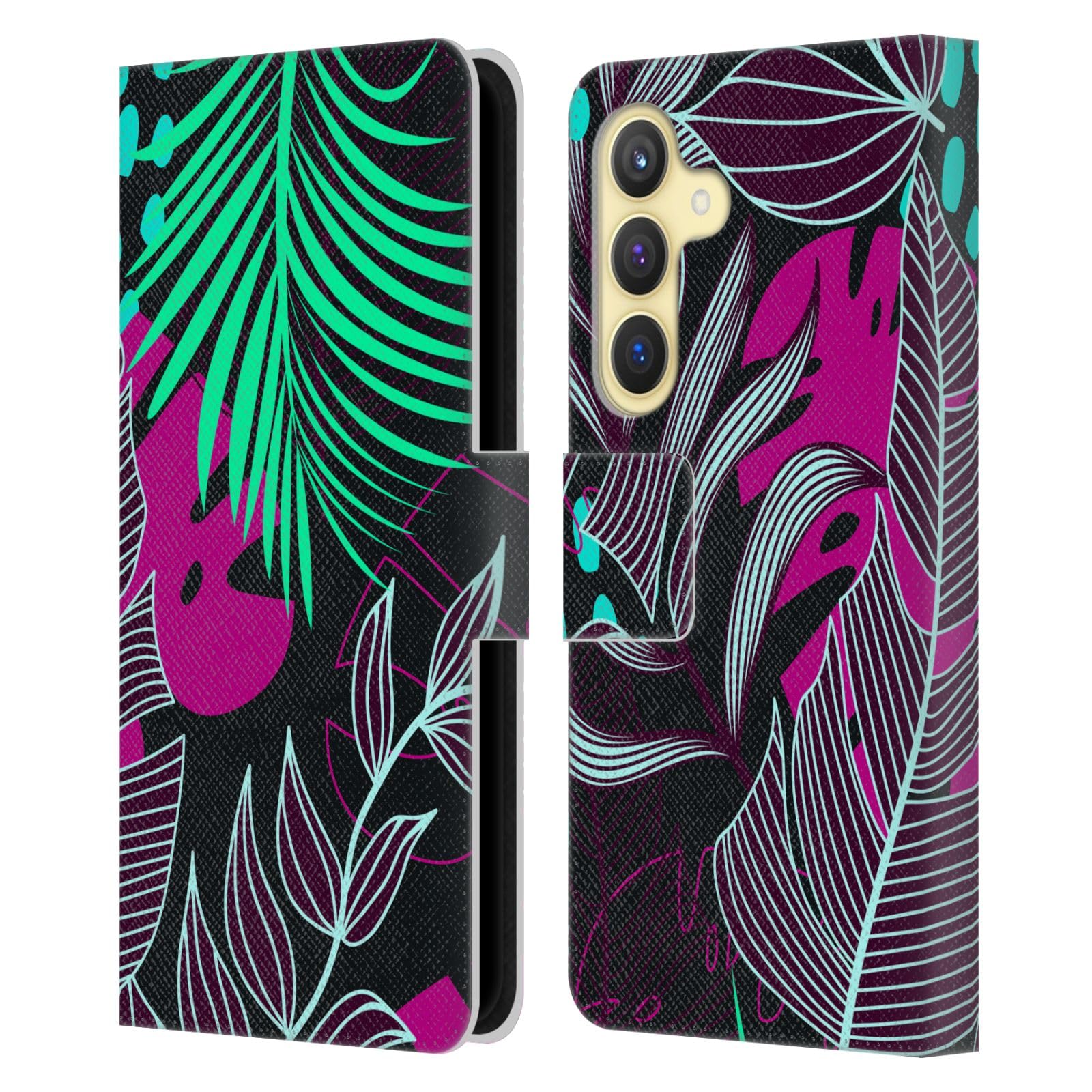 Funda tipo libro Samsung Galaxy S24 5G para evitar arañazos y guardar billetes 7