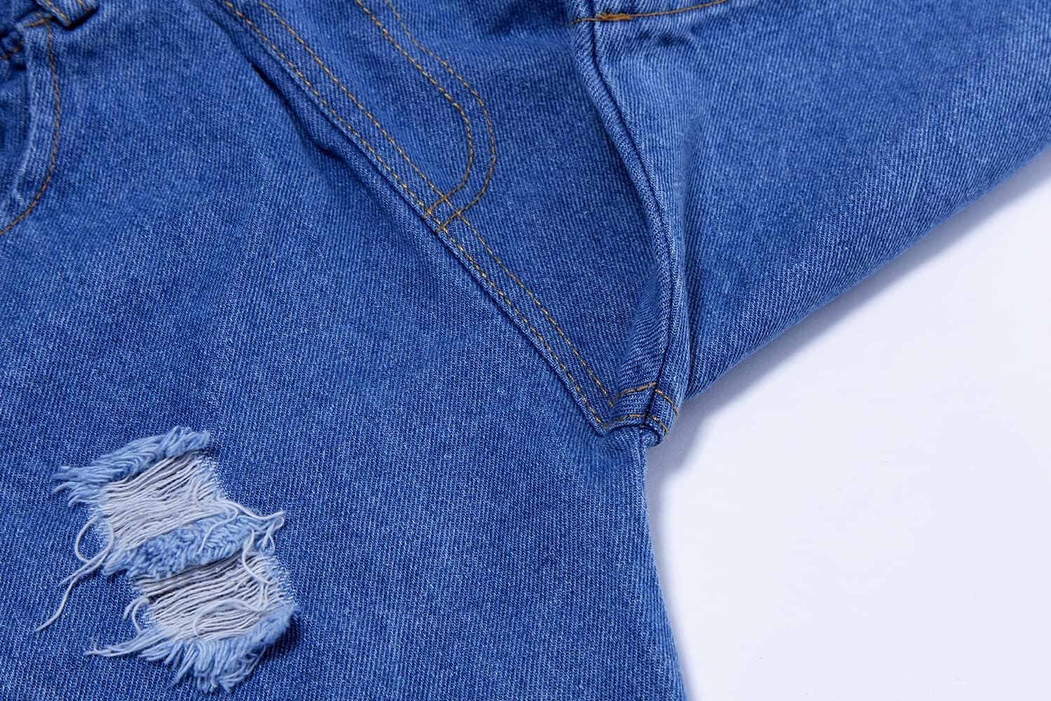 Mud Kingdom Boys Jean Shorts Fashion Denim Shorts Elastic Waist Summer Casual - Image 5