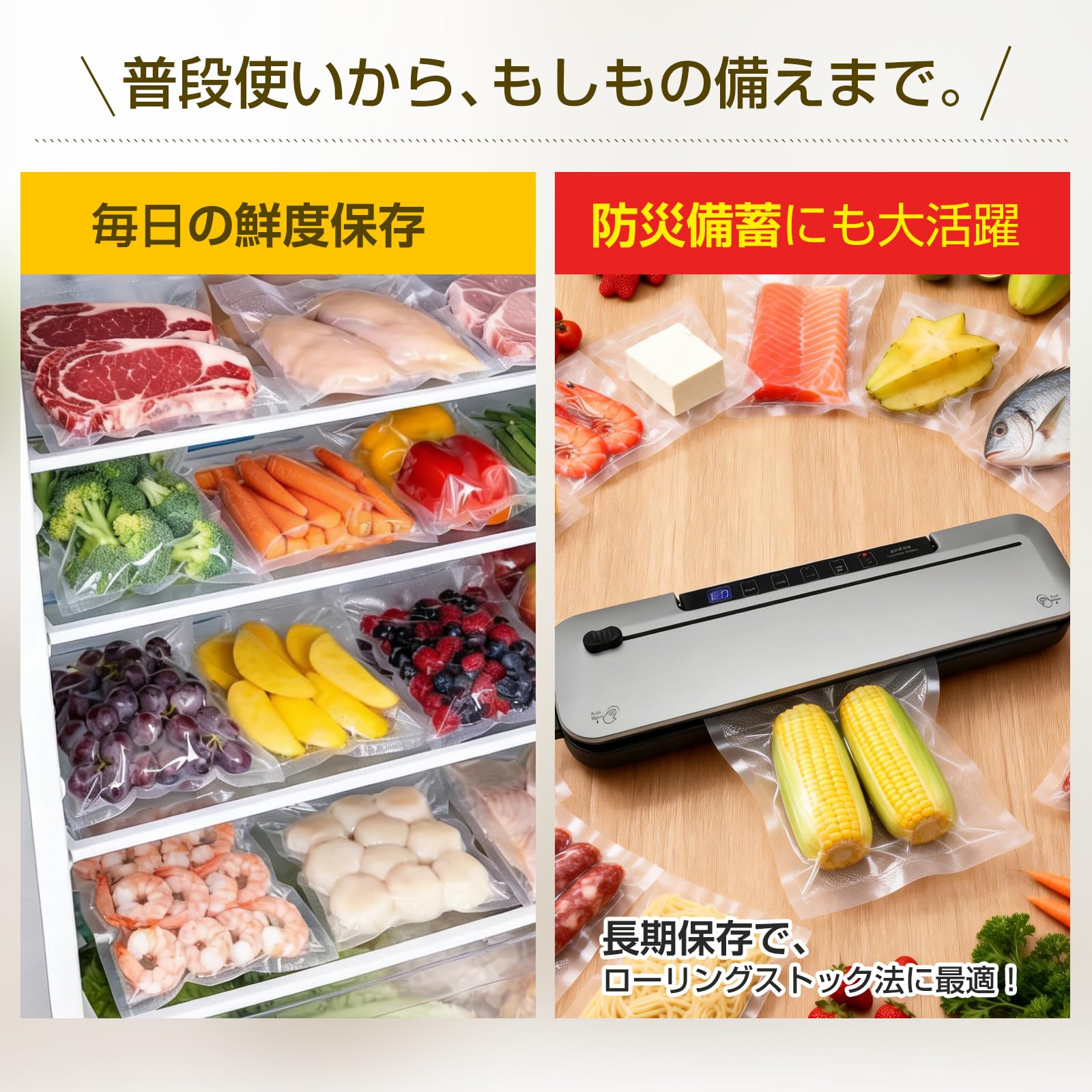 Amazon.co.jp: 真空パック機 フードシーラー 75kPa 強力吸引 全自動