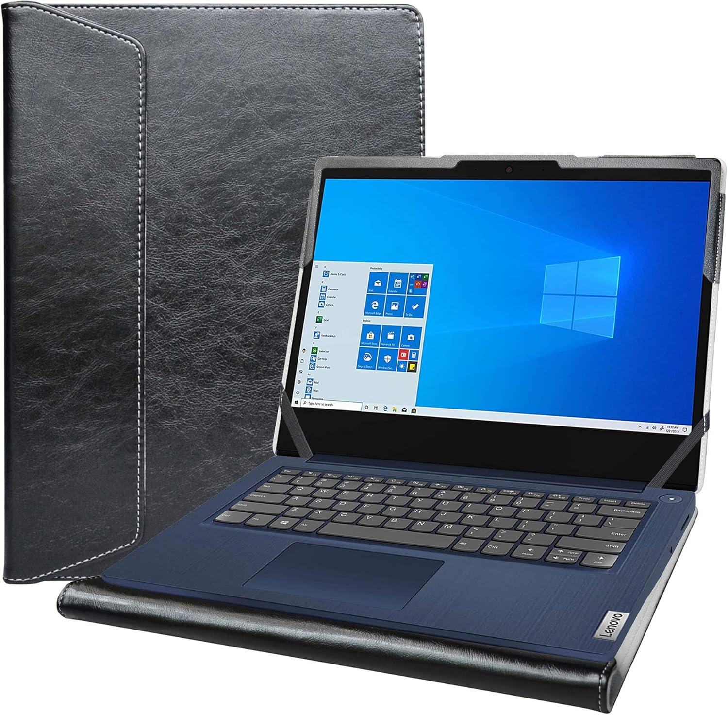 Alapmk Protective Cover Case for Lenovo Ideapad 3 14IML05 14ADA05 14ARE05 14IGL05 14IIL05/ideapad S145 S145-14IWL S145-14API 14" Laptop[Not fit IdeaPad 3 CB 14IGL05],Black