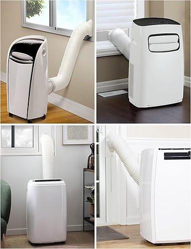 Vista 7 de Kit de ventilación de aire acondicionado portátil mejorado, con manguera de escape 5.9, 4 placas de sellado deslizante, acoplador universal, kit