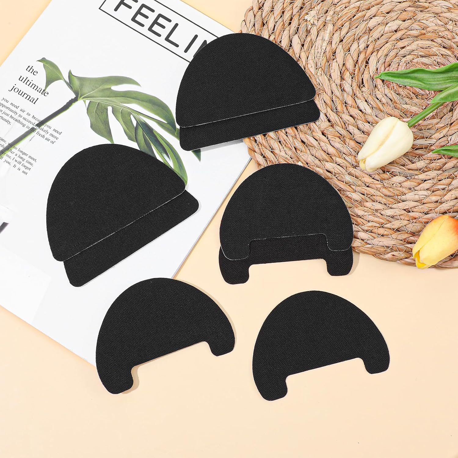 16Pcs Shoe Toe Protector, Toe Guards Boot Inserts Hole Patches Self Adhesive Toe and Heel Hole Prevention Blowout Protection Inserts for Sneakers
