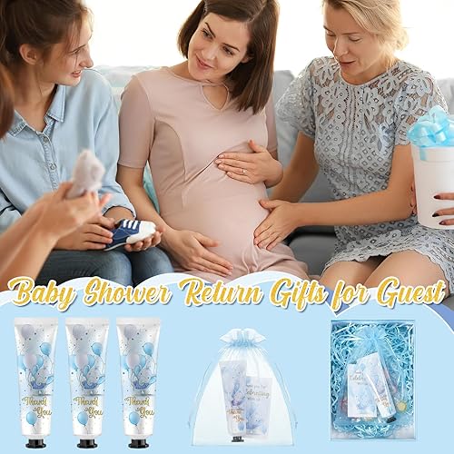 Miniatura 5 de 24 juegos de crema de manos para baby shower, elefante azul, regalos de despedida de soltera, agradecimiento, crema de manos para invitados, loción