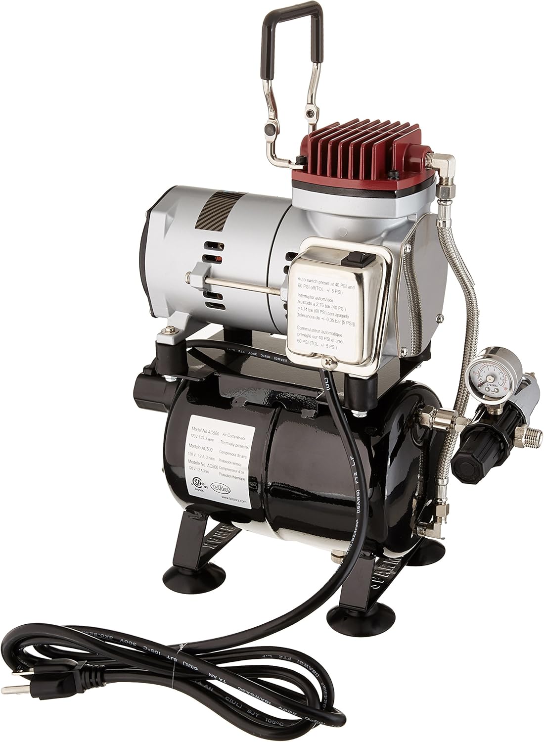 Testors All New AC500 Airbrush Compressor Arts, Crafts