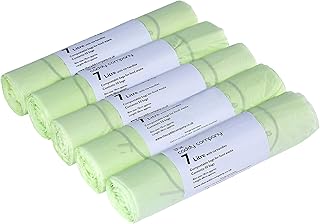 7L x 250 Tie Handle Compostable Kitchen Caddy...,