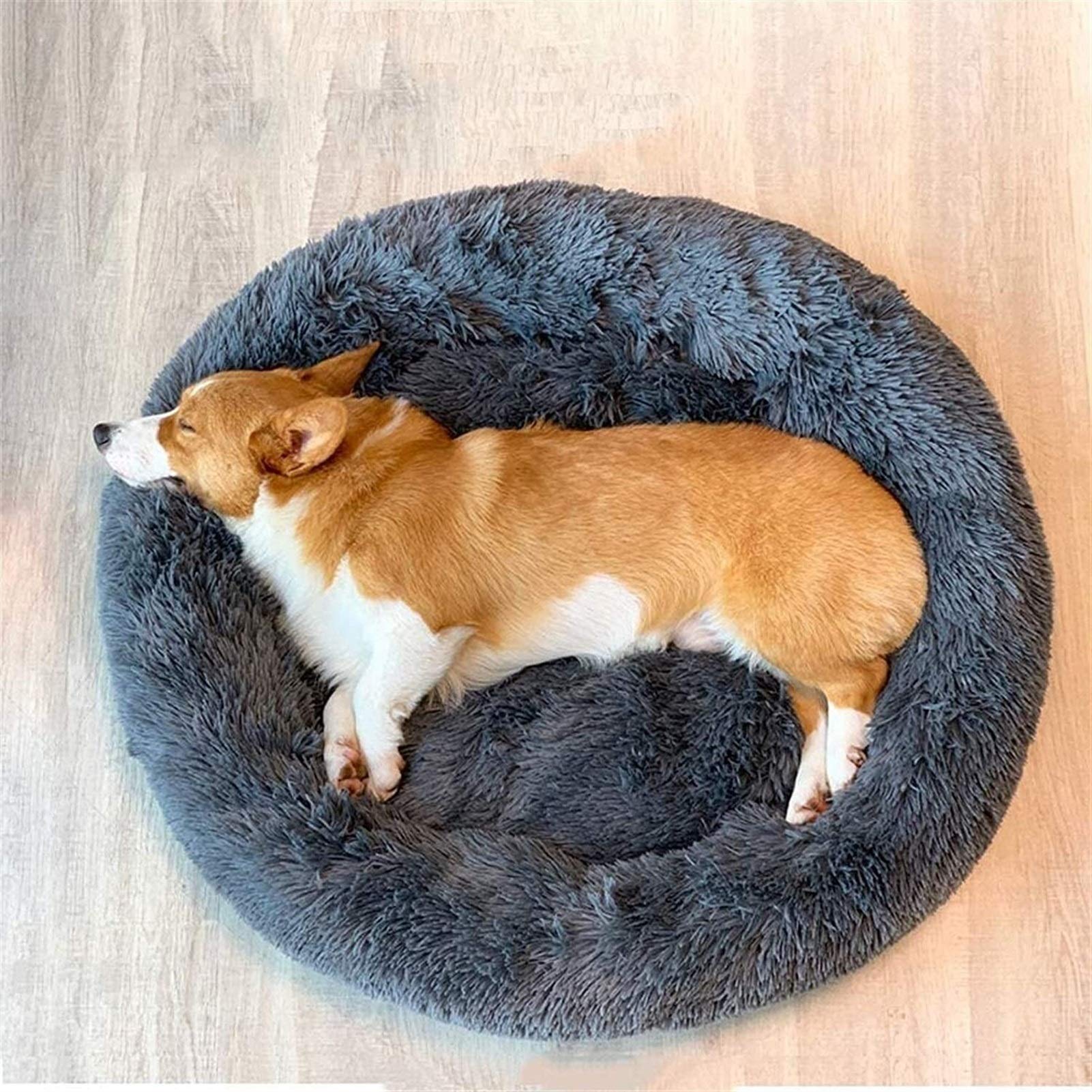 Hundebett für Große Mittlere Hunde Flauschige Baumwolle Hundesofa Orthopädische Angst Relief Zwinger Winter Heizung Warme Hund Kissen Waschbar Bett für Innen