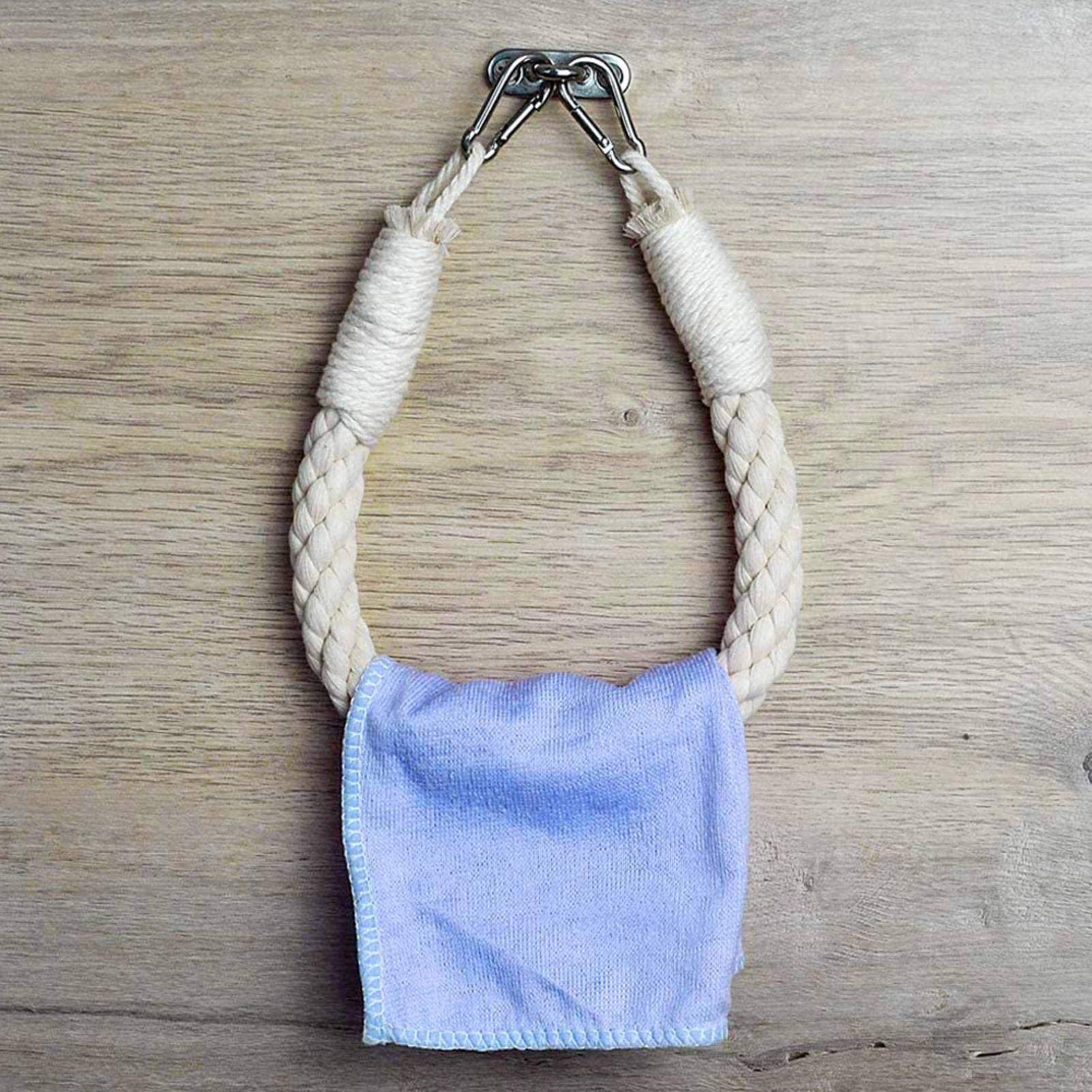 Toallero De Cuerda Vintage Industrial | Portarrollos De Papel Higiénico Rústico | Decoración Para Baño Y Cocina