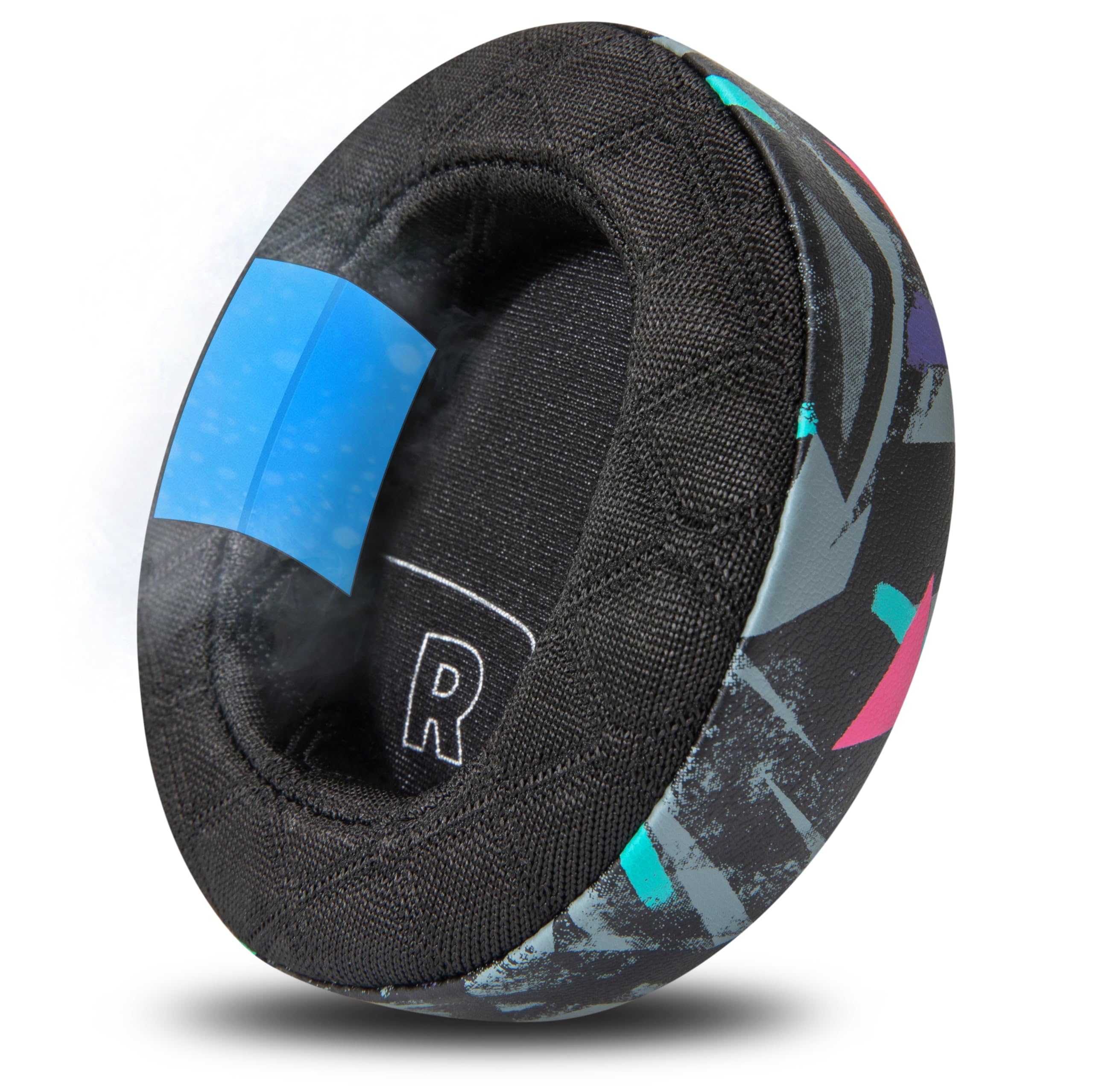 WC Mod Kit Maxwell 2 - Almohadillas de Gel refrescante + Diadema de Silicona Extra Ancha + Placas de Altavoz magnéticas Compatible con Audeze Maxwell 2 de Wicked Cushions | Negro de los 90