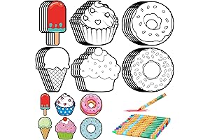 Enchanting Magnetic Food Masterpieces: Unleash Your Inner Artist with Color-Your-Own Delights