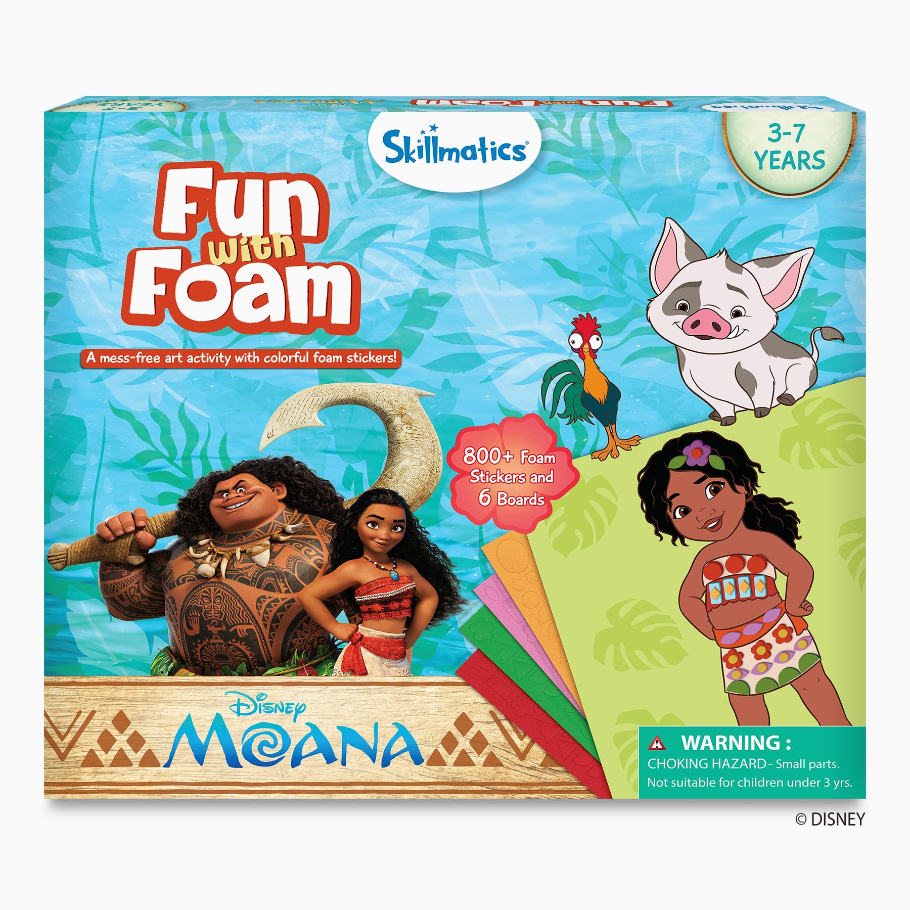 Skillmatics Fun with Foam – Disney Moana, Art &amp; Craft Kit, Gift for Kids