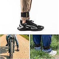 Vista 5 de Trilancer Correas elásticas de cincha con tiras antideslizantes, 12 x 2 pulgadas (paquete de 8) correas de gancho y bucle multiusos resistentes