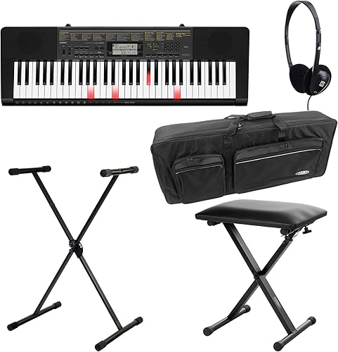 Casio LK-265CA Leuchttasten Keyboard Deluxe Set 61 Tasten 32-fach polyphon Dance Music Mode Begleitautomatik inkl StA nder KopfhA rer Tasche und Bank Schwarz Casio LK-265CA Leuchttasten Keyboard Deluxe Set 61 Tasten 32-fach polyphon Dance Music Mode Begleitautomatik inkl StA nder KopfhA rer Tasche und Bank Schwarz