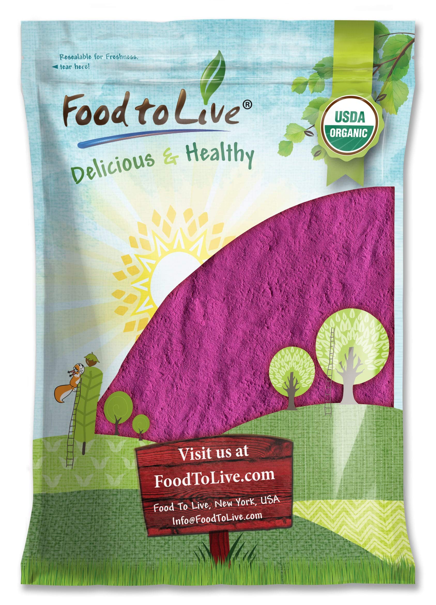 Food to Live Organic Black Currant Juice Powder, 1 Pound – Non-GMO, Raw, Kosher, Vegan Superfood, Bulk, Rich in Antioxidants, Great for Juices, Drinks, and Smoothies, Contains Maltodextrin — Amazon image 9
