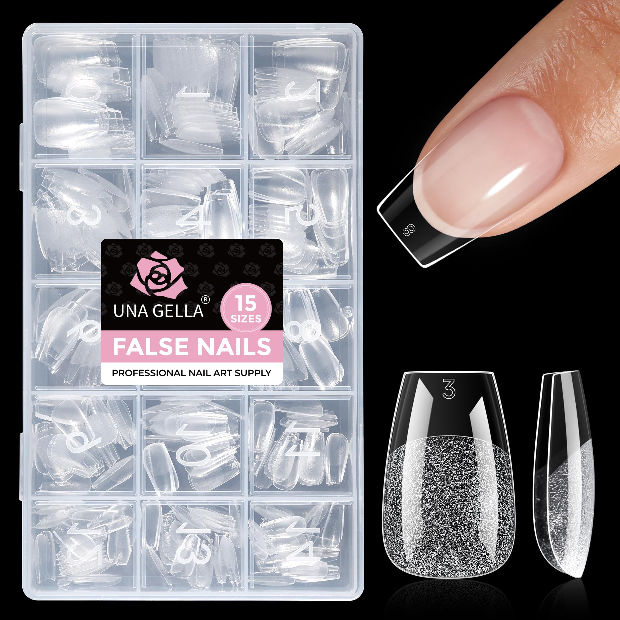 UNA GELLA Nail Glue - No UV Light -12