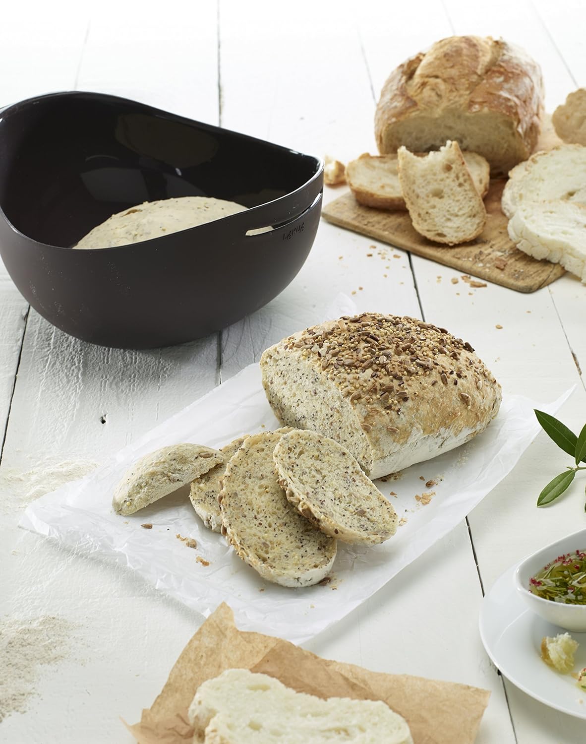 Lekue Kit Bread Making, Brown