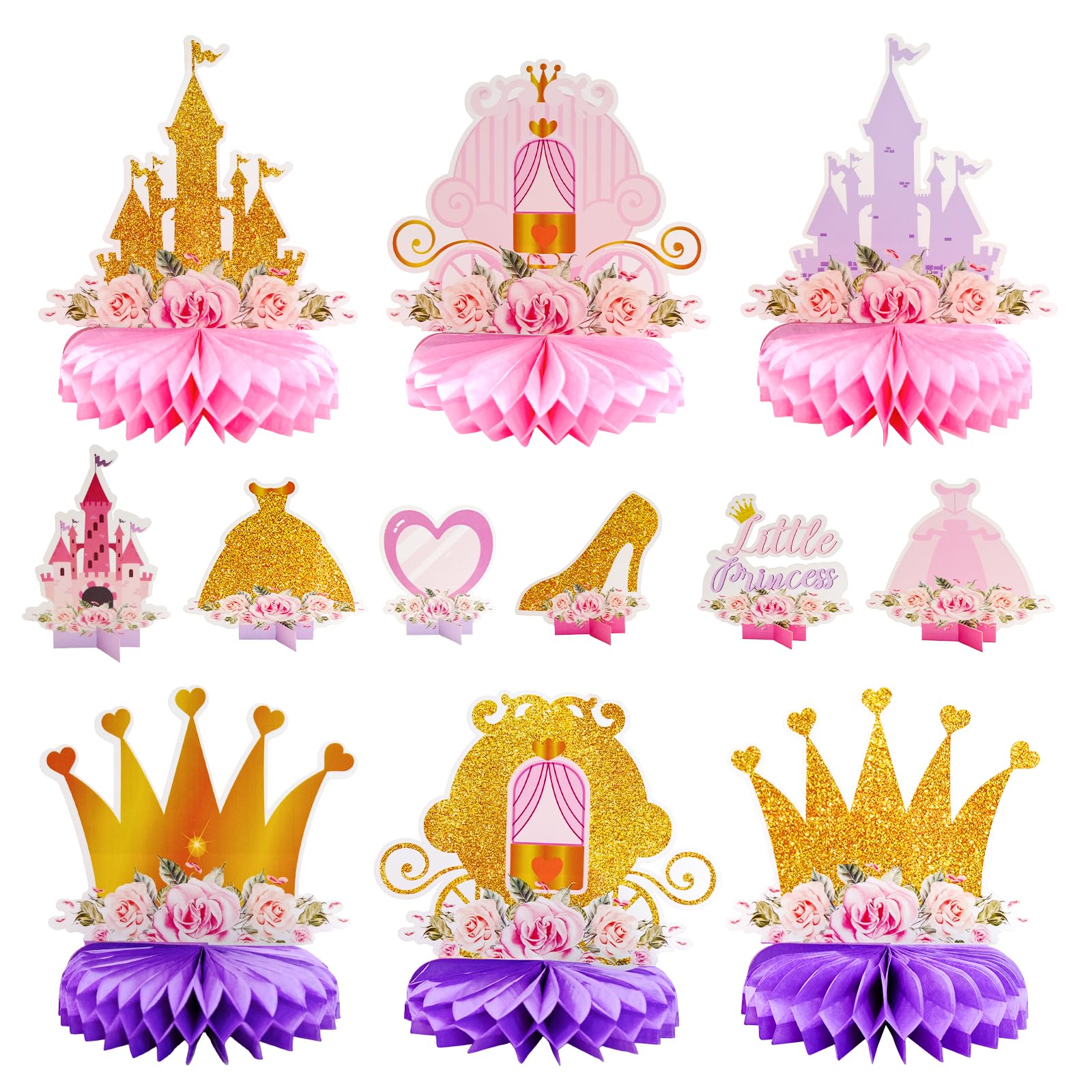 Set di 24 adesivi fai da te a tema principessa, per bambini, fai da te, decorazioni per feste di compleanno, fai da te per feste di compleanno, fai da te per sacchetti