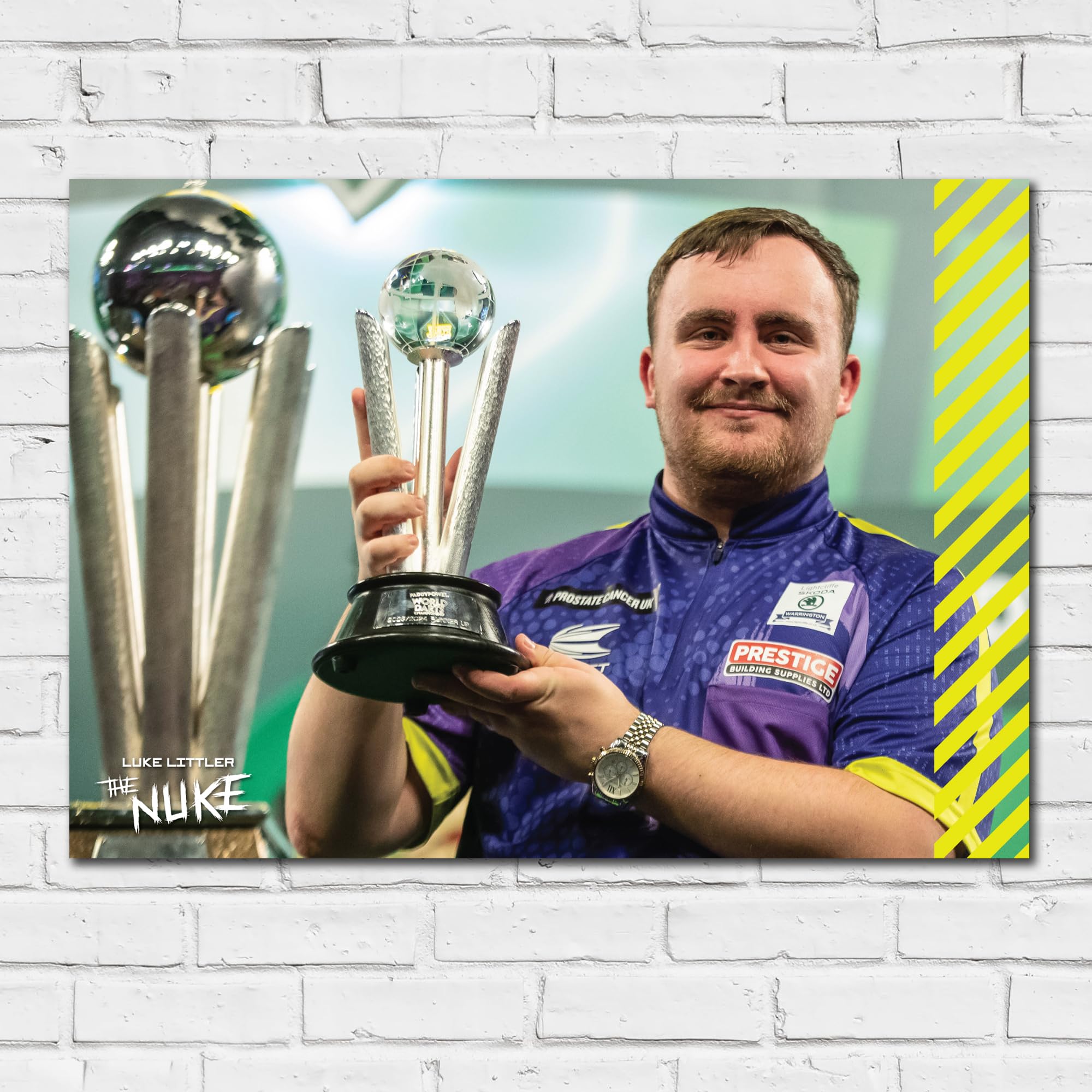 Luke Littler Poster - Trophy Lift Landscape Print (42cm x 59.4cm - A2)