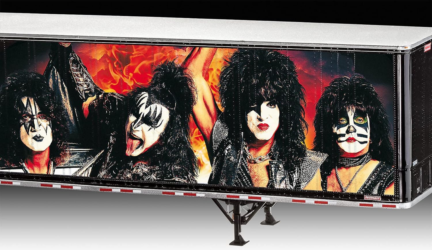 Revell 80-7644 KISS Tour Truck Model Kit 1:32 Scale 102-Piece Skill Level 3 Plastic Model Truck Building Kit Gift Set Includes Paint and Glue