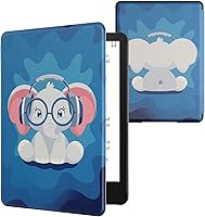Vista 14 de kwmobile Funda compatible con Yaxa Kindle Paperwhite 11. Generación 2021 - Funda para lector electrónico - Libros y páginas Beige/Marrón/Dorado