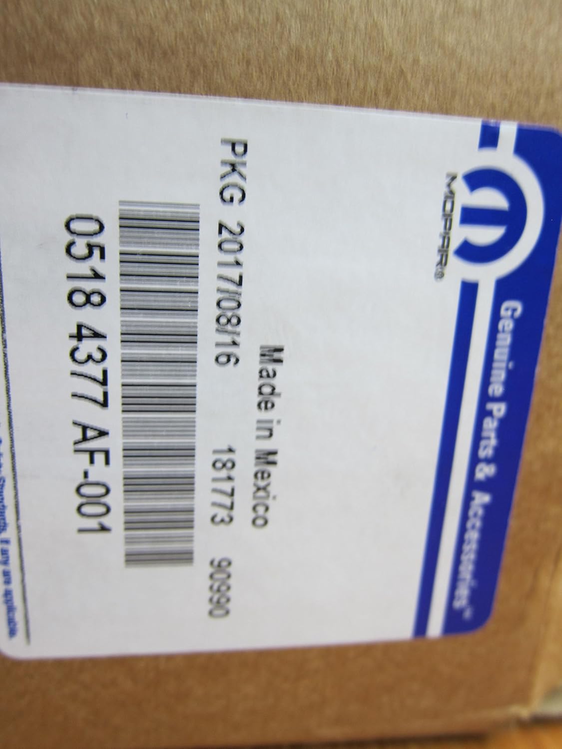 Chrysler Jeep Dodge Ram 3.6L Driver Side Exhaust Camshaft Mopar OEM 5184377AF