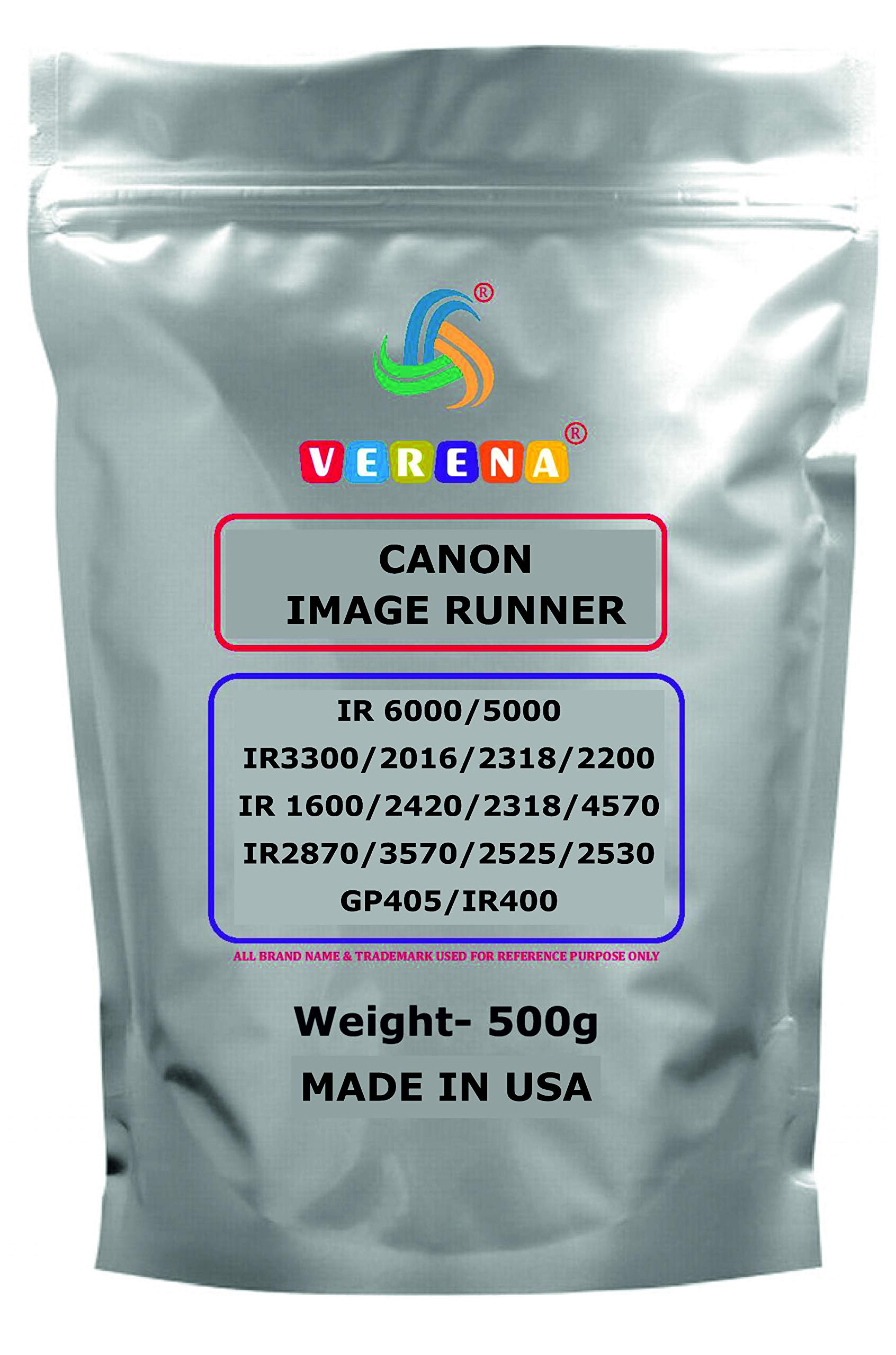 VERENA Powder Compatible with Canon Image Runner IR - 400/3300/ 3570/4570/ 5000/6000/ 6570/2200/2270/3225/ 2525/3035/ 1600/2000/ 2016/2018/ GP225/ 305/405 PHOTOCOPIER XEROX Machine (500 Gram)-image-46