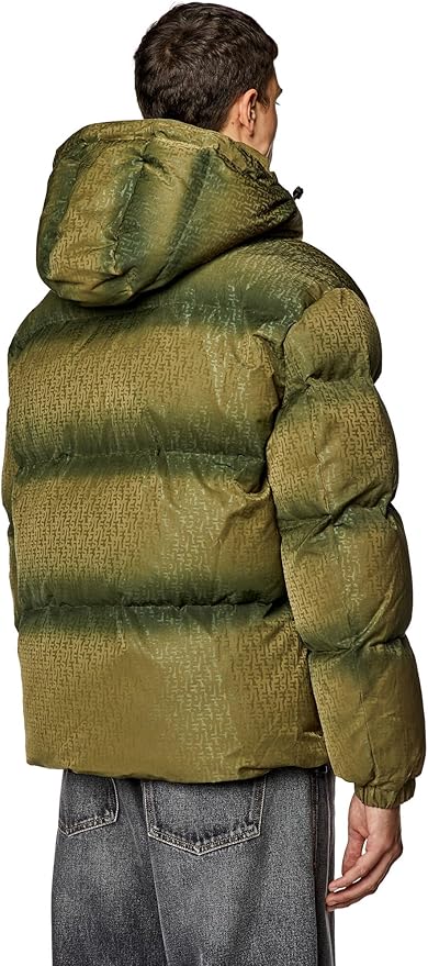 Amazon | [ディーゼル] メンズ ウィンタージャケット モノグラム