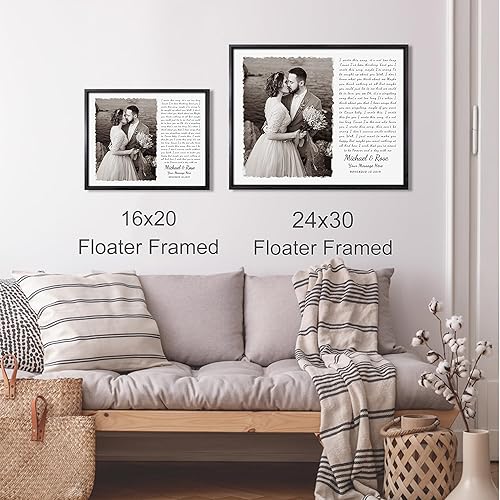 Vista 248 de Letras de música personalizadas, canciones, lienzo/fotos sin marco/impresiones enmarcadas con corazón en nombres de corazón, fecha de carga de fotos