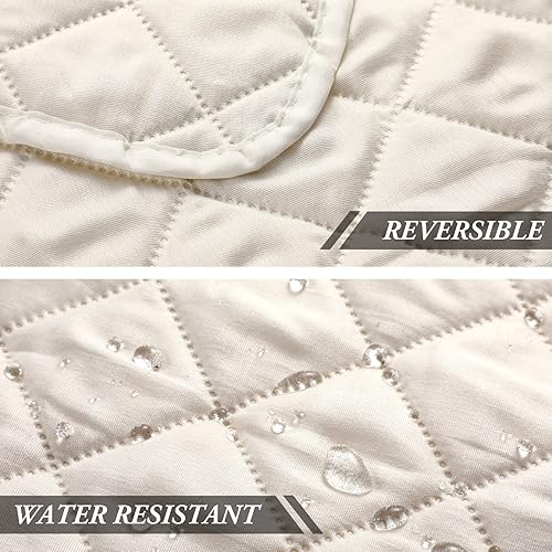 Miniatura 3 de Funda para reposacabezas para silla reclinable, 2 piezas, protector de reposacabezas reclinable, funda de sofá reclinable, protector de cabeza de