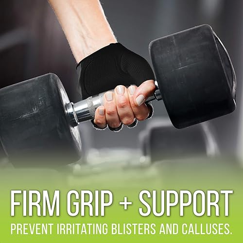 Miniatura 2 de Nicole Miller - Guantes de entrenamiento para levantamiento de pesas, muñequeras para ejercicios de fitness y gimnasio para hombres y mujeres