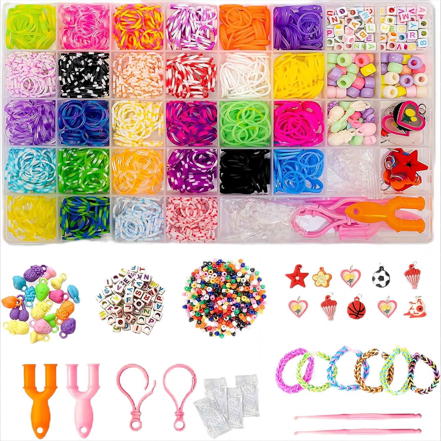 kids bracelet making kit rubber band kit bracelet making kit rainbow