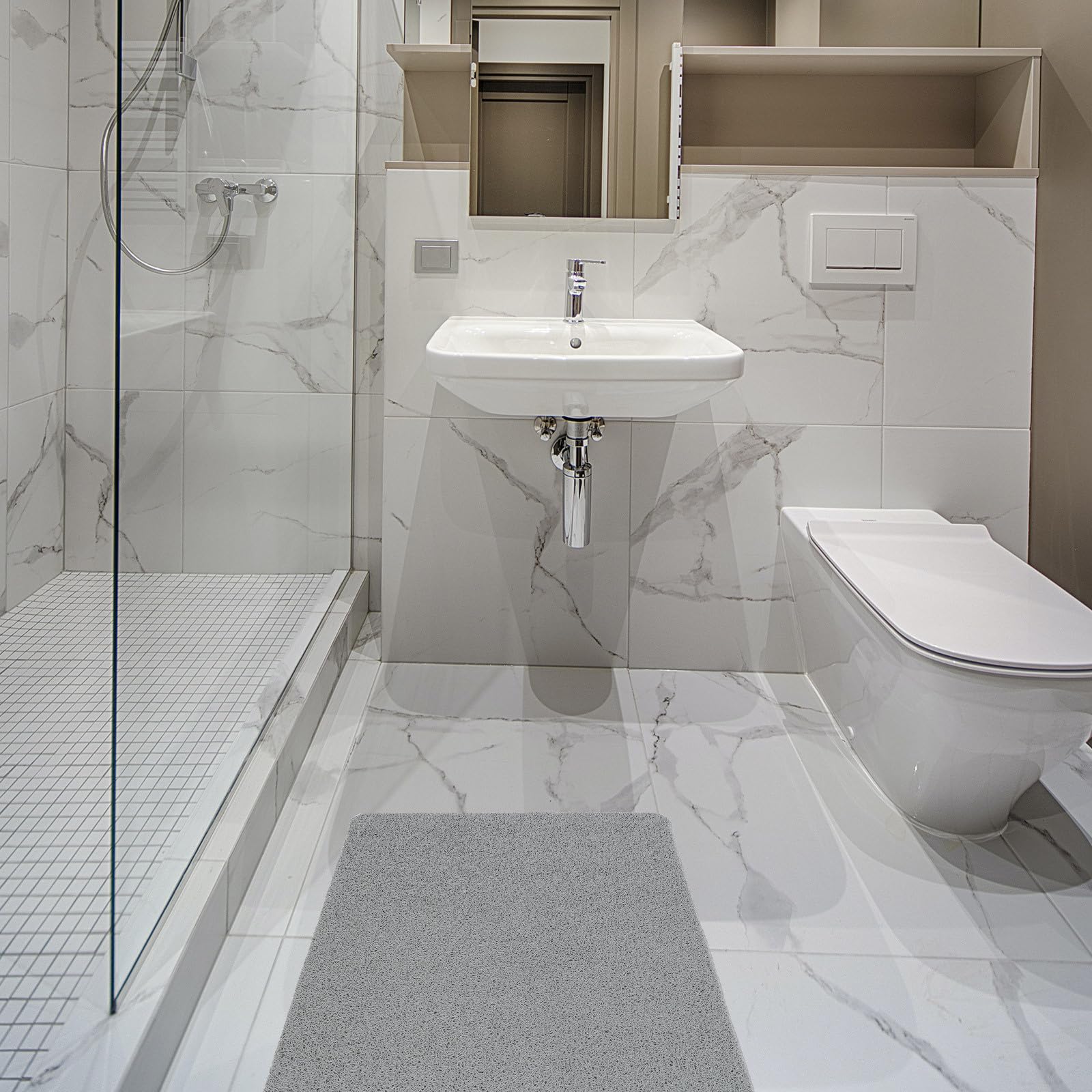 rutschfeste Komfortabel und Modernes Design Badezimmerteppiche aus PVC mit Rechteckiger Form für Dusche und Wohnzimmerboden