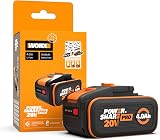 WORX WA3644 PowerShare Pro 20V 4.0Ah High-Capacity Battery with Battery Management System & Intelligent Power Control - 1