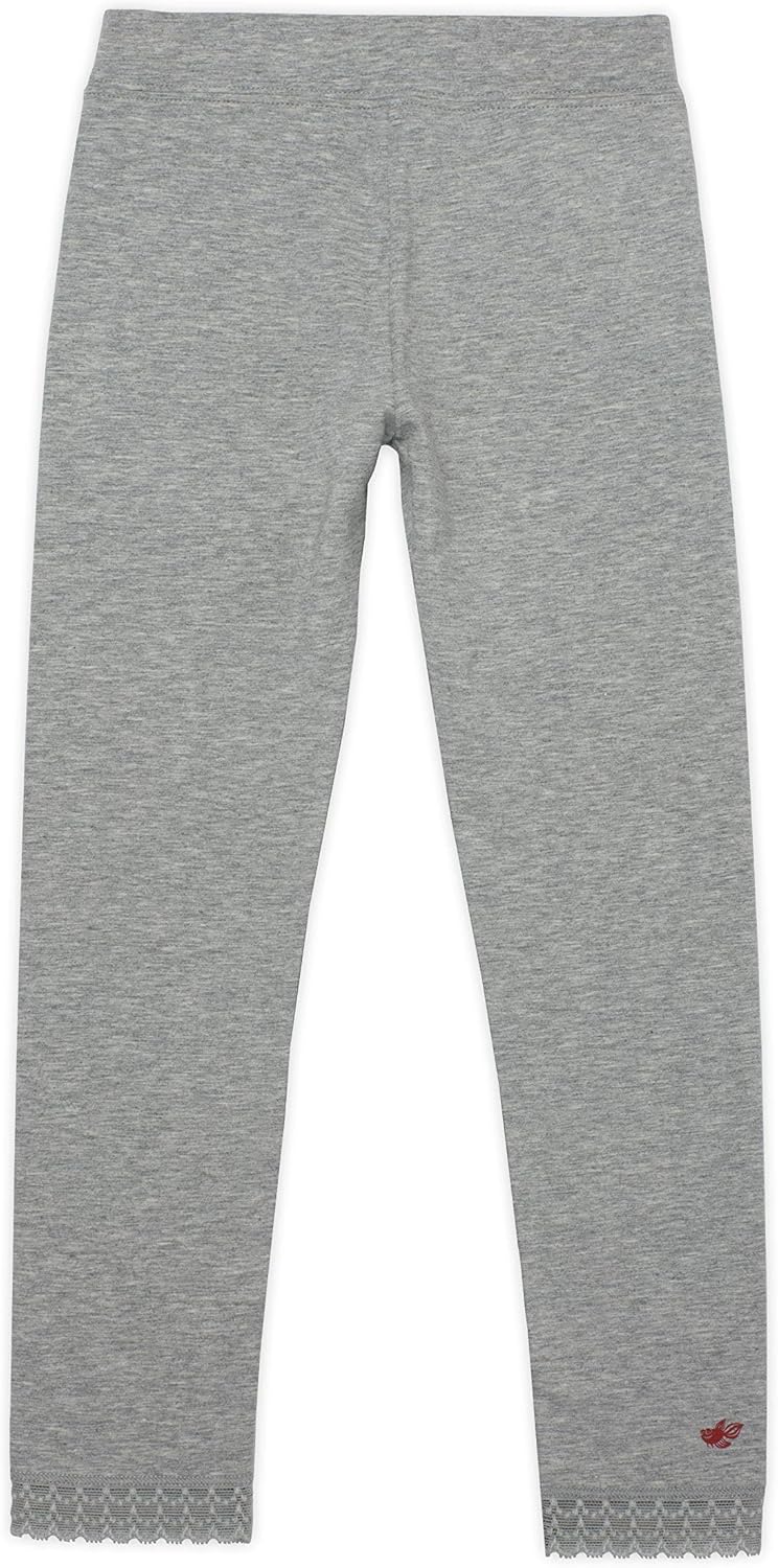 Lucky & Me | Jada Girls Leggings | Tagless | Full Length, Lace Trim, Wide Waistband | 3-Pack - Image 7