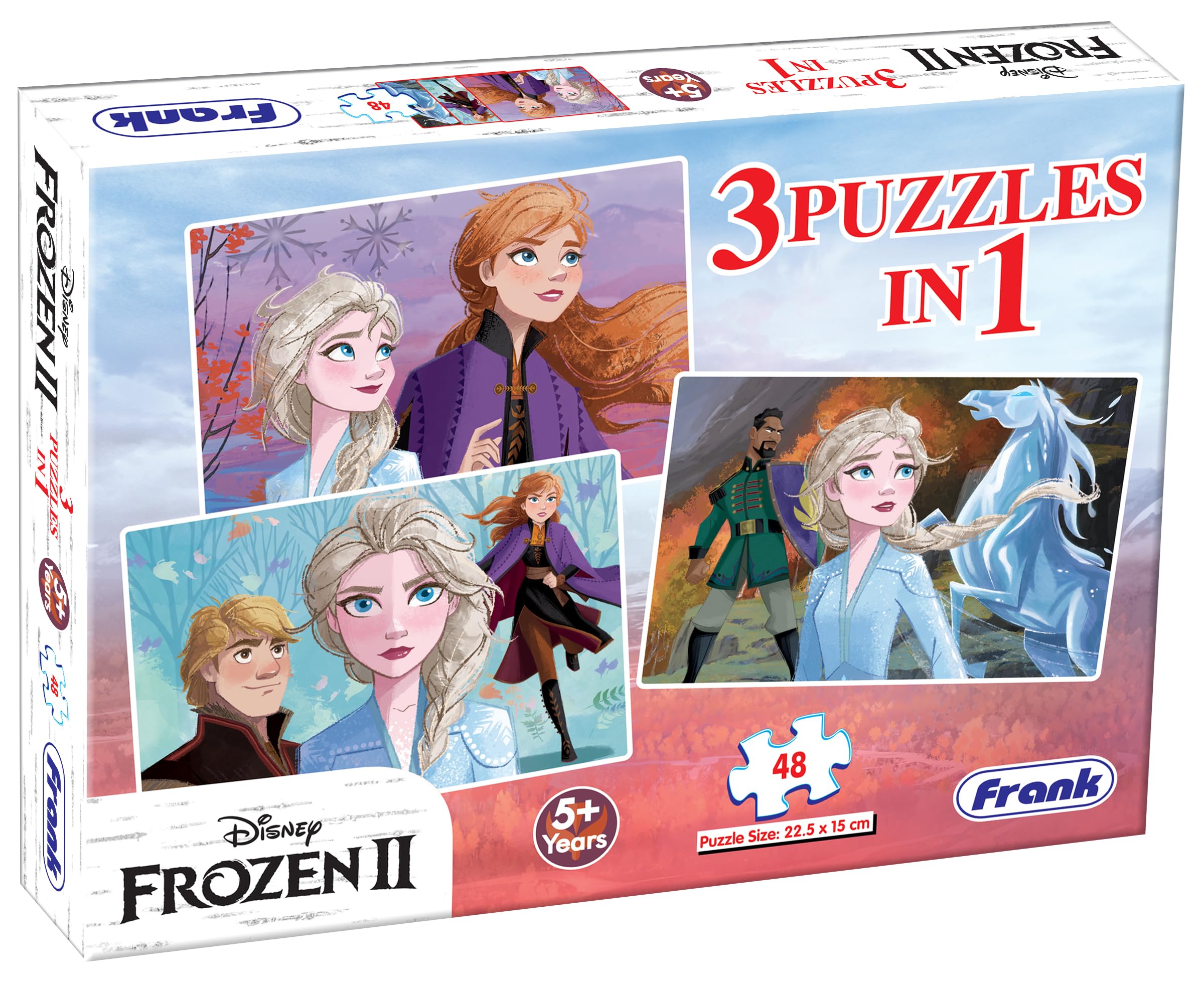 Buy Frank Disney Frozen II Jigsaw Puzzle (48 Pieces) – 3-in-1