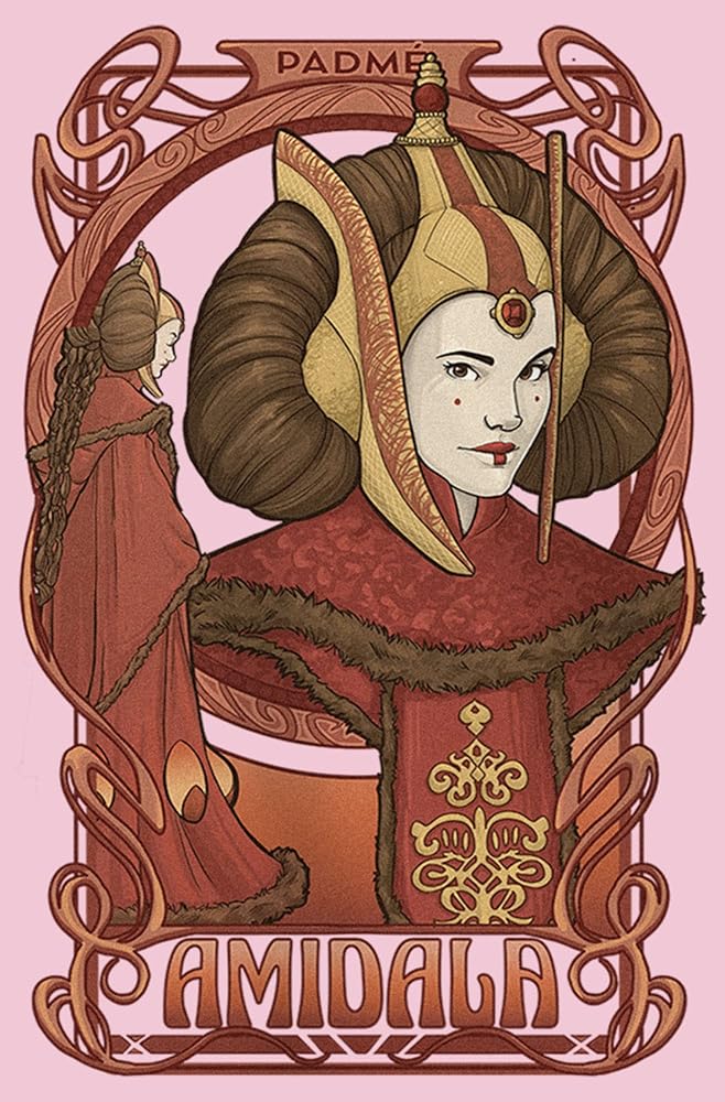 Star Wars Episode 1 Queen Amidala Tシャツ weber / Star Wars Episode 1 -Queen Amidala- | w
