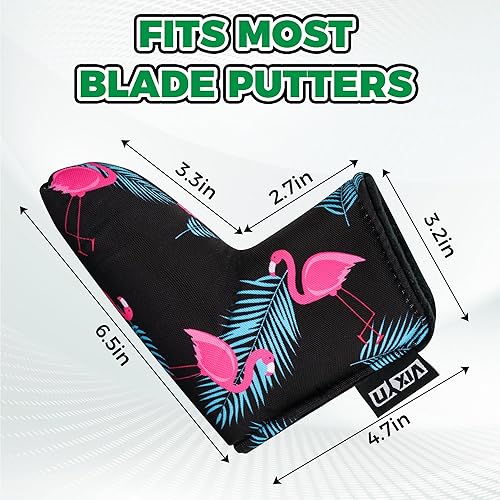 Miniatura 6 de Cubierta para putter Blade  Funda para putter de golf de alta calidad  Cubiertas de cabeza de putter forradas de vellón  Fundas protectoras para