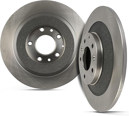 Miniatura 1104 de SCITOO Juego de 2 frenos de freno ranurados traseros para Chrysler Town & Country, 08-16 para Dodge Grand Caravan, 09-13 para Dodge Journey, 12-15