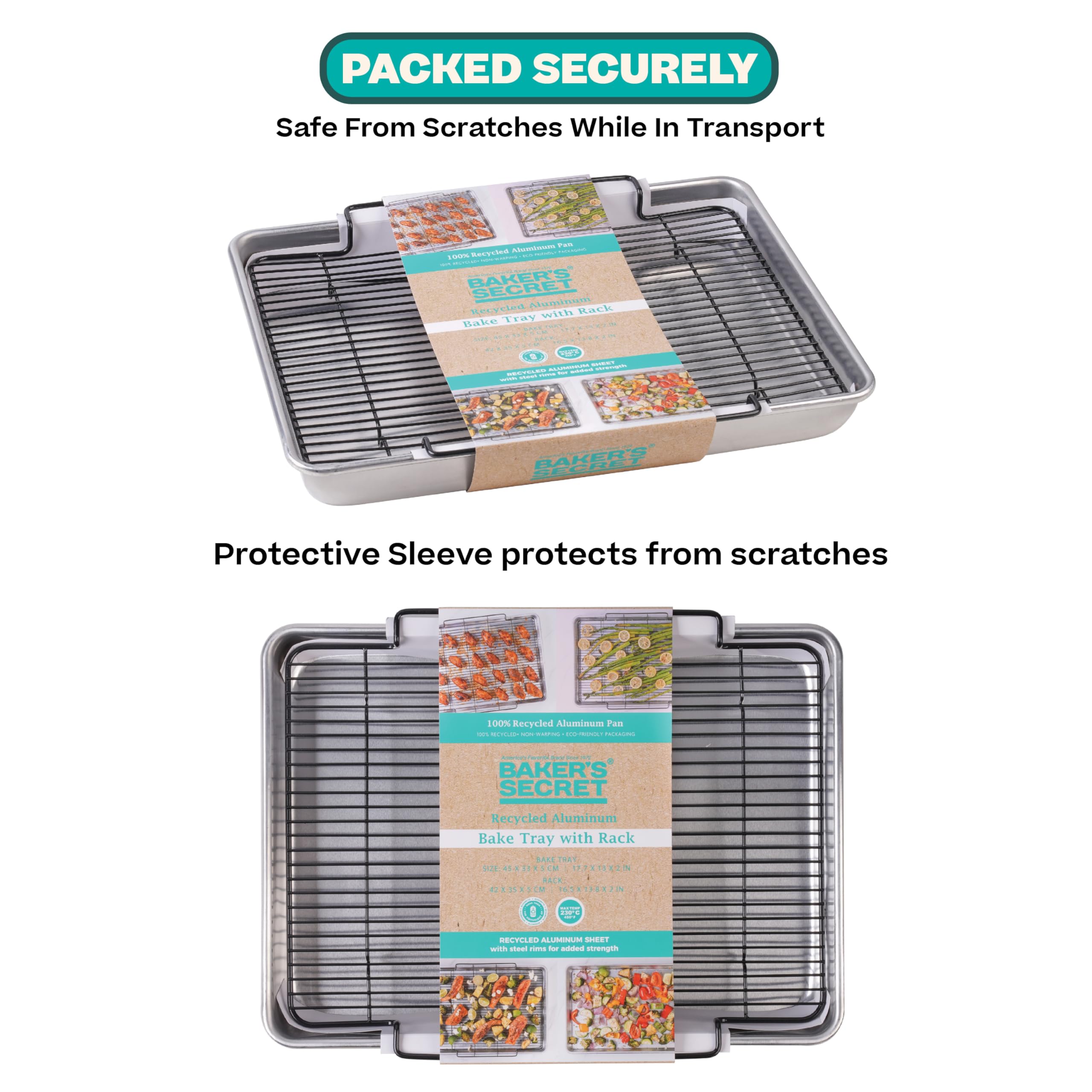 Baker's Secret Roasting Pan - Non-Toxic & Recycled -6