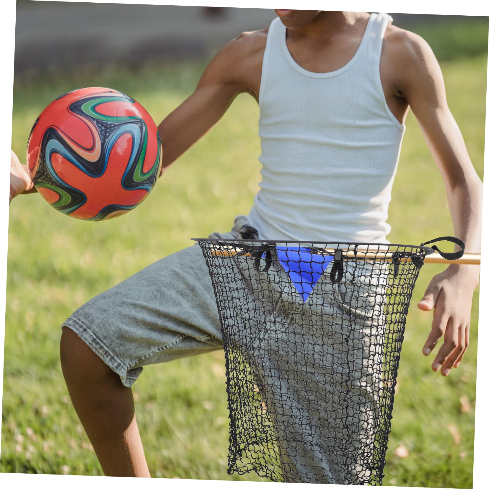 Bolsillo para Portería De Fútbol. Red De Futbol Red De Portería Redes De Futbol Fútbol Americano Pelota Pero De Futbol Deportes Post De Objetivos Black Poliéster